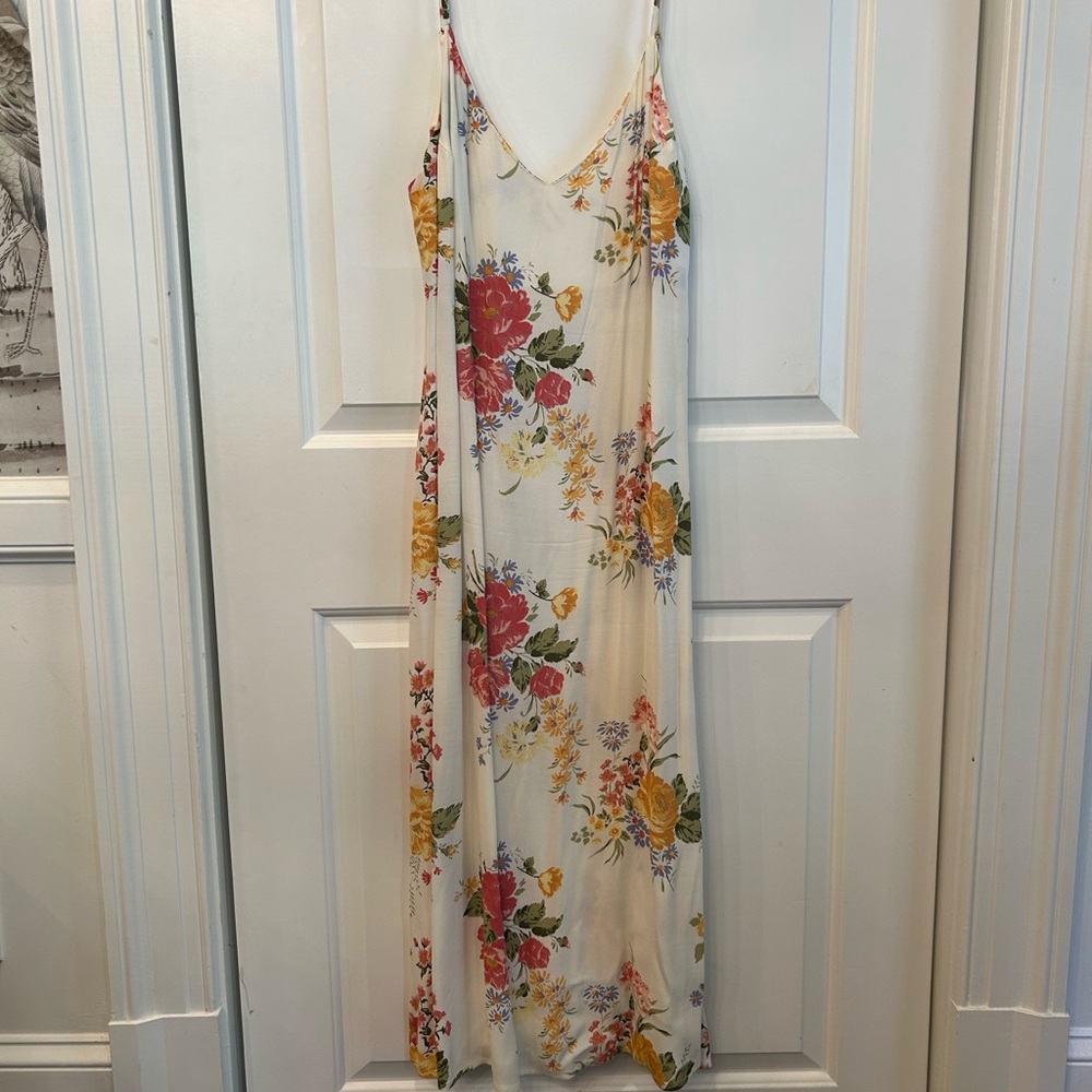 Reformation Floral Midi Slip Dress